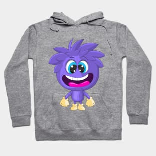 Crazy Cartoon Boy. Hoodie